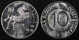 10 Tolarjev SLOVENIA 2002  Horse EQUUS GEM BU KM# 41 RANDOM PICK (1 COIN ) (29) Uncertified