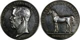 Medal SWEDEN Silver  GUSTAV V 1927 Reward for Horse Breeding (43mm) C/S Edge (64)