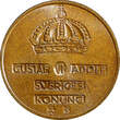 Bronze Sweden Gustaf VI  1960 TS 2 Ore GEM BU Toned KM# 821 (21 952) Uncertified