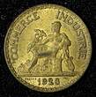 50 Centimes FRANCE Aluminum-Bronze 1923  HIGH GRADE KM# 884 (28 111) Uncertified