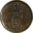 Bronze Denmark Christian IX (1862-1906)  1880 CS 1 Ore KM# 792.1 (15 050) Uncertified