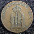 1 Öre Sweden Oscar II Bronze 1882  Large letters KM# 750 (23 163) Uncertified