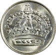 25 Öre Sweden Gustaf VI Silver 1960 TS  KEY DATE GEM BU COIN KM# 824 (22 023) Uncertified