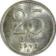 25 Öre Sweden Gustaf V Silver 1943 G  1stYear Type GEM BU COIN KM# 816 (22 030) Uncertified