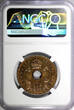 10 Cents East Africa Bronze PROOF 1949  NGC PF62 BN 1 GRADED HIGHEST KM# 34 (49) PP