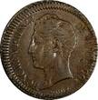 Monaco Honore V Copper 1838 CM Decime 1 YEAR TYPE SCARCE KM# 97.1 (13 065) Uncertified