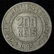 200 Reis BRAZIL Copper-Nickel 1935  Liberty 25mm KM# 519 (27 801) Uncertified