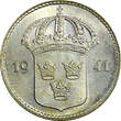 10 Öre Sweden Gustaf V (1907-1950) Silver 1941 G  GEM BU KM# 780 (22 083) Uncertified