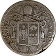1/2 Baiocco Italian States PAPAL STATES Mezzo 1836  KM# 1319 Ex. Eklund Coll (48) Uncertified