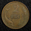 Bronze Denmark Christian IX  1906 VBP 2 Ore Last Year Type KM# 793.2 (453) Uncertified