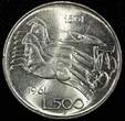 500 Lire ITALY Silver 1961 R  Italian Unification Centennial UNC KM# 99 (25 146) unz