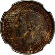 3 Pence AUSTRALIA Silver 1943-D  Threepence NGC MS64 Rainbow Toned KM# 37 (041)