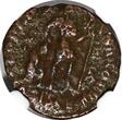 Nummus 367-383 AD WESTERN ROMAN Gratian 367-383  AE3 Rev-Emperor dragging captive NGC (236)
