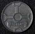 1 Cent Netherlands German Occupation Zinc 1942  WWII ISSUE KM# 170 (27 955) Uncertified