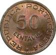 50 Centavos Mozambique Portuguese Colony Bronze 1957  UNC KM# 81 (24 057) unz