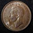 United Kingdom 1 Penny Great Britain George VI Bronze 1945  WWII UNC KM# 845 (27 750) unz