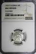 10 Cents French Indo-China Silver 1937  1 Year Type NGC UNC DETAILS KM# 16.2 (3) NGC unz DETAILS KM