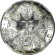 25 Schilling Austria Maria Theresia Silver 1967  NGC MS63 KM# 2901 (01)
