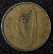 1/2 Penny Ireland Republic Bronze 1946  Sow with five piglets KM# 10 (28 030) Uncertified