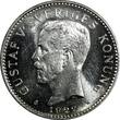 2 Kronor Sweden Gustav V Silver 1922 -W  Mintage-201,821 NICE UNC KM# 787 (633) unz