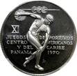 5 Balboas Panama Silver PROOF 1970 FM  NGC PF67 CAM.Central Americ.Games KM#28(9) PP