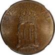 Bronze SWEDEN Oscar II  1906 EB 5 Ore Mintage-565 280 NGC MS62 BN KM# 770 (022)