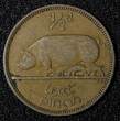 1/2 Penny Ireland Republic Bronze 1946  Sow with five piglets KM# 10 (28 030) Uncertified