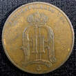 Bronze SWEDEN Oscar II (1872-1907)  1888 5 ORE KM# 736 (22 963) Uncertified
