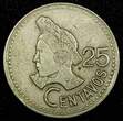 25 Centavos 1995 Guatemala Copper-Nickel 1988  KM# 278.5 (24 659) Uncertified