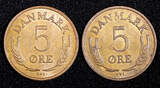 Bronze Denmark Frederik IX  1972 5 Ore UNC .KM# 848.1 RANDOM PICK (1 Coin) unz