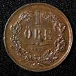 Bronze SWEDEN Oscar II  1873 L.A. 1 Ore UNC KM# 728 (27 745) unz