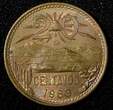 20 Centavos MEXICO Bronze 1963 Mo  NICE COIN KM# 440 (27 543) Uncertified