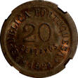 20 Centavos Portugal Bronze 1924  NGC MS63 BN 2 YEAR TYPE KM# 574 (081)