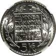 5 Kronor SWEDEN Silver 1966 U  NGC MS64 Constitution Reform 1 YEAR KM# 839 (046)
