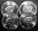 10 Shillings Somalia 2000  / Scellini Pig 25mm GEM BU KM# 101 RANDOM PICK (1 C.) Uncertified