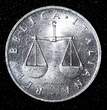 1 Lira Italy Aluminum 1954 R  Weighting Scale UNC KM# 91 (27 678) unz