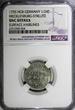 1/24 Thaler Germany MECKLENBURG-STRELITZ Silver 1755 HCB  NGC UNC KM# A64 (024) NGC unz KM