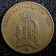 Sweden Oscar II Copper 1883 2 Ore XF KM# 746  (23 129) Uncertified