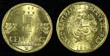 5 Centimos PERU 1998 LIMA  GEM BU KM# 304.2 RANDOM PICK (1 Coin) ( 27 198) Uncertified