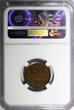 Bronze DENMARK Christian X  1921 HCN CJ 2 Ore NGC MS62 BN KM# 813.2 (174)