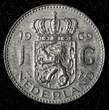 1 Gulden Netherlands Juliana Nickel 1969 Fish  25 mm Royal Dutch KM# 184a (941) Uncertified