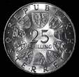 25 Schilling Austria Maria Theresia Silver 1967  UNC KM# 2901 (27 836) unz