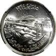 25 Piastres EGYPT Silver AH1384 1964  NGC MS65 Diversion of the Nile KM# 406 (3)