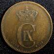 Bronze Denmark Christian IX  1899 VBP 2 Ore KM# 793.2 (23 778) Uncertified