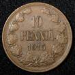 Finland Nicholas II Copper 1915 10 Penniä Mint-420,000 KM# 14 RANDOM (1 Coin)(5) Uncertified