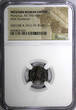 Nummus 393 AD WESTERN ROMAN Honorius AD 393-423 AE4  /Rev. two emperors NGC (025)