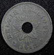 50 Centimes BELGIUM German Occupation Zinc 1918  WWI Issue SCARCE XF KM# 83 (665) Uncertified