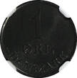 DENMARK Frederik IX Zinc 1966 C S 1 Ore NGC MS 64 TOP GRADED BY NGC KM# 839.2(3)