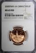 2 Pence Gibraltar Elizabeth II 2000  BU NGC MS65 RD FULL RED KM# 774 (033)