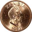 2 Ngwee Zambia Kenneth Kaunda 1983  GEM BU KM# 10a RANDOM PICK (1 Coin) (83) Uncertified